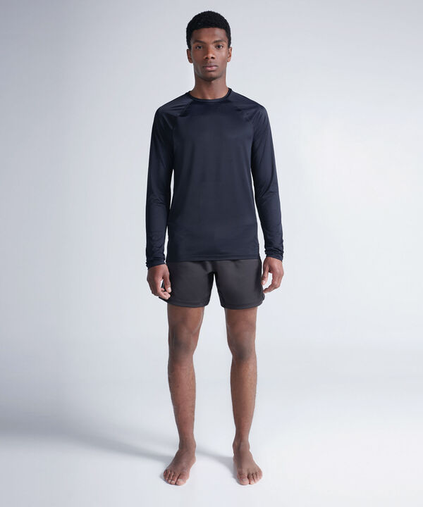 Camiseta Para Hombre Negro