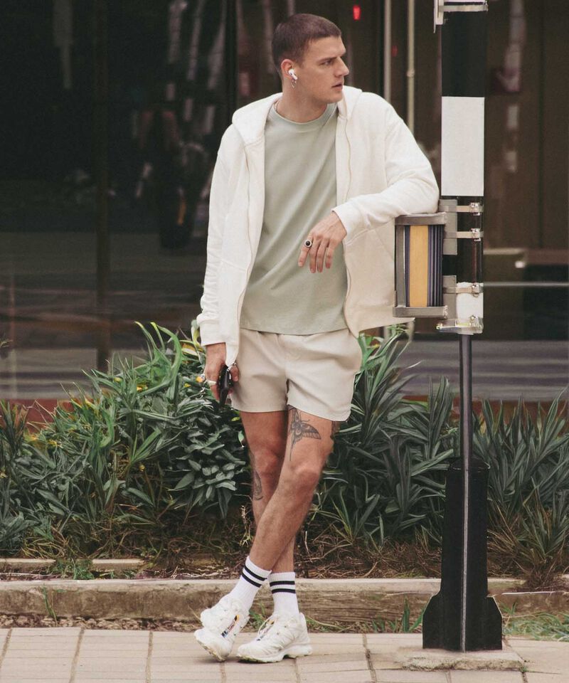 Short Corto con Biker Interno, VerdeClaro