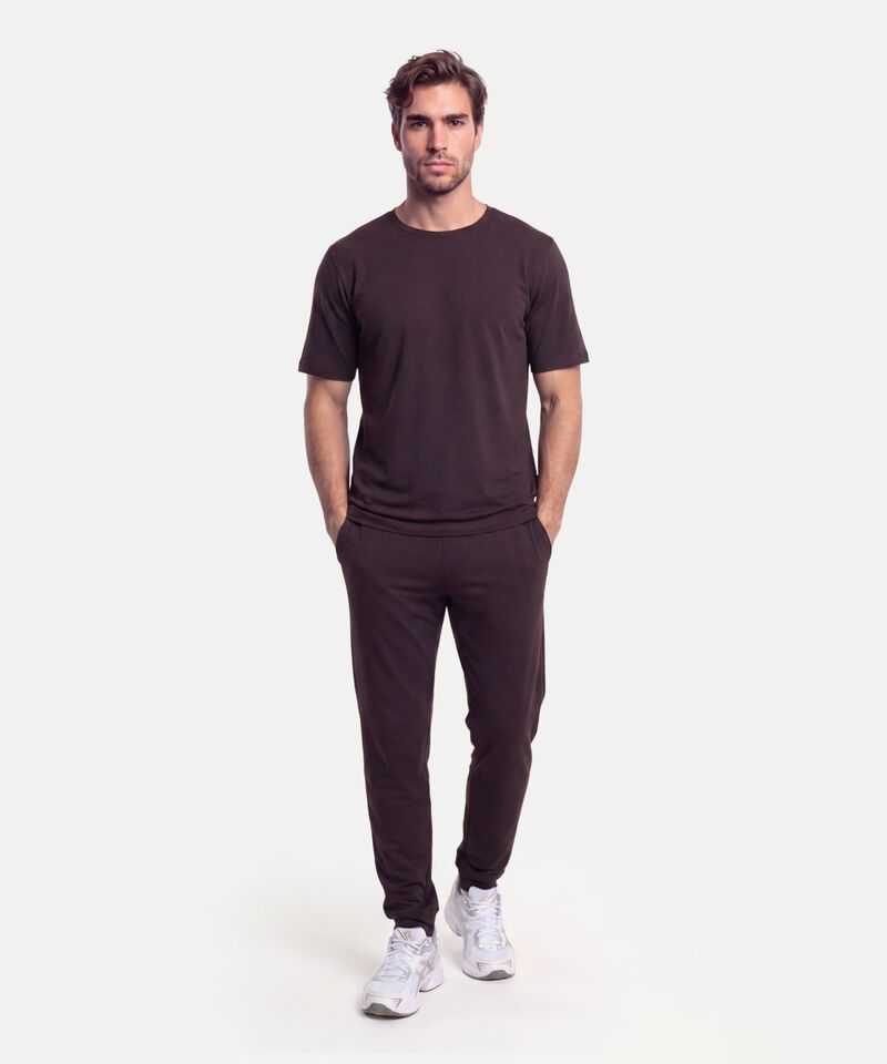 Camiseta Para Hombre CafeOscuro
