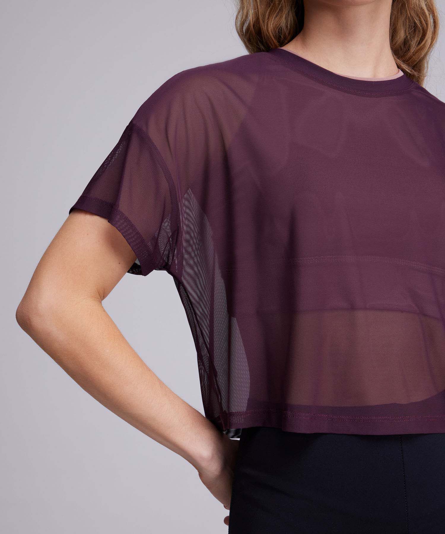 Camiseta Para Mujer Morado