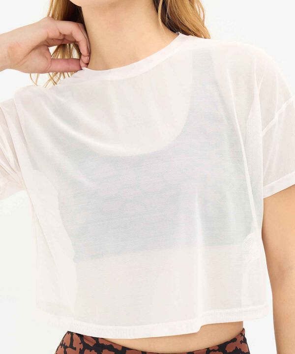Camiseta Para Mujer Beige image number null