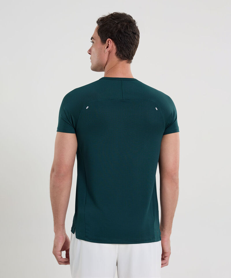 Camiseta Para Hombre VerdeOscuro