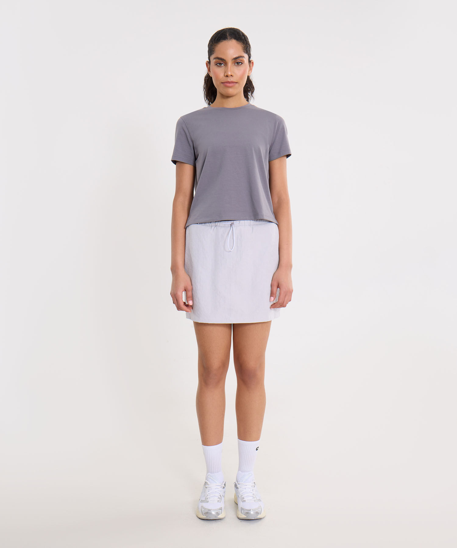 Camiseta Para Mujer Gris