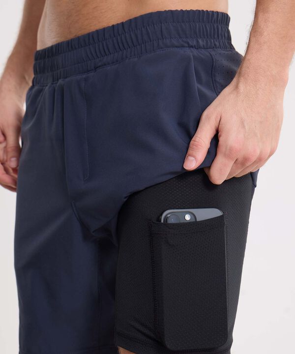 Short Para Hombre Azul image number null