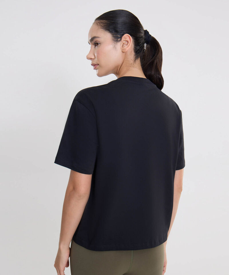 Camiseta Para Mujer Negro