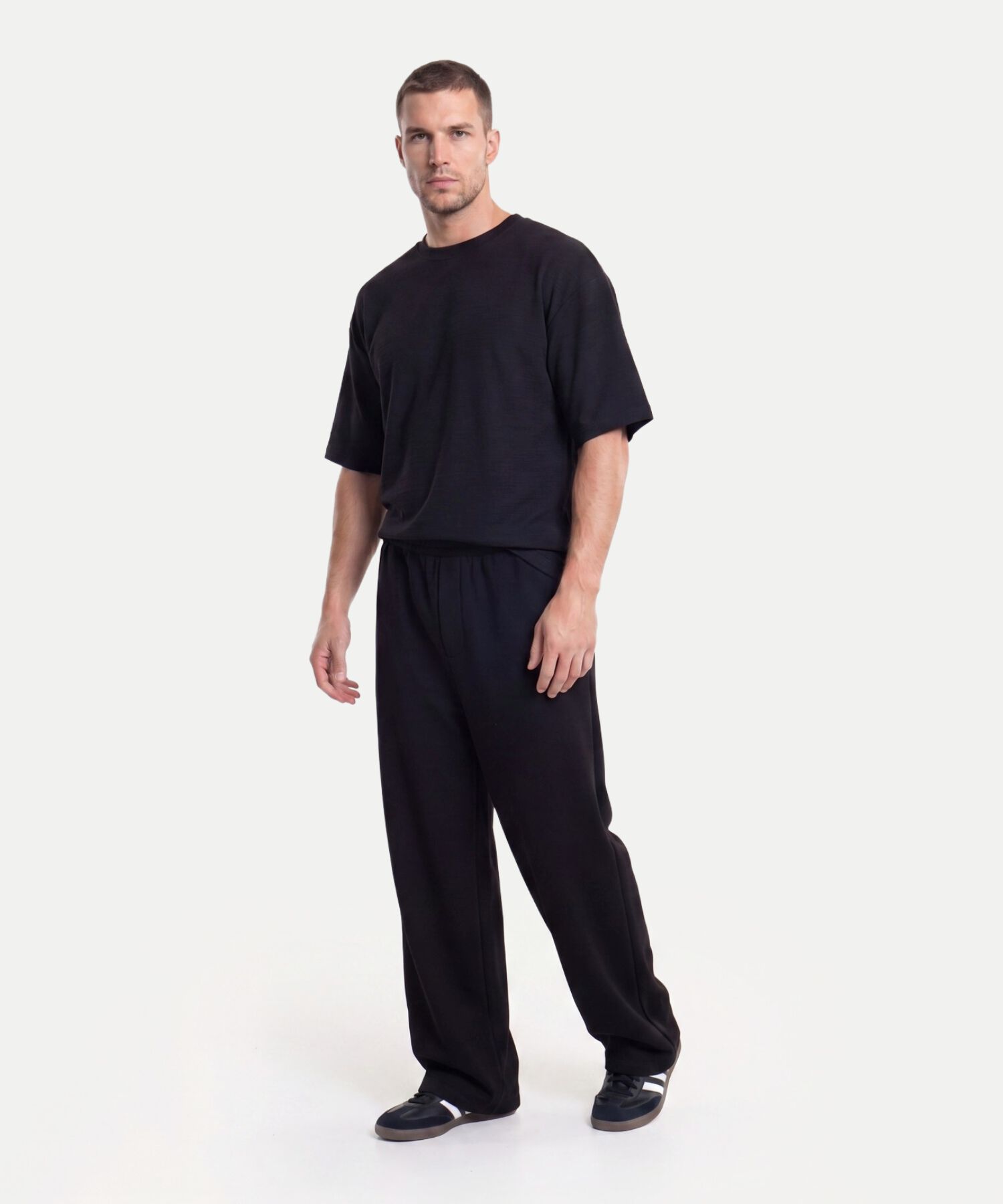 Camiseta Para Hombre Negro