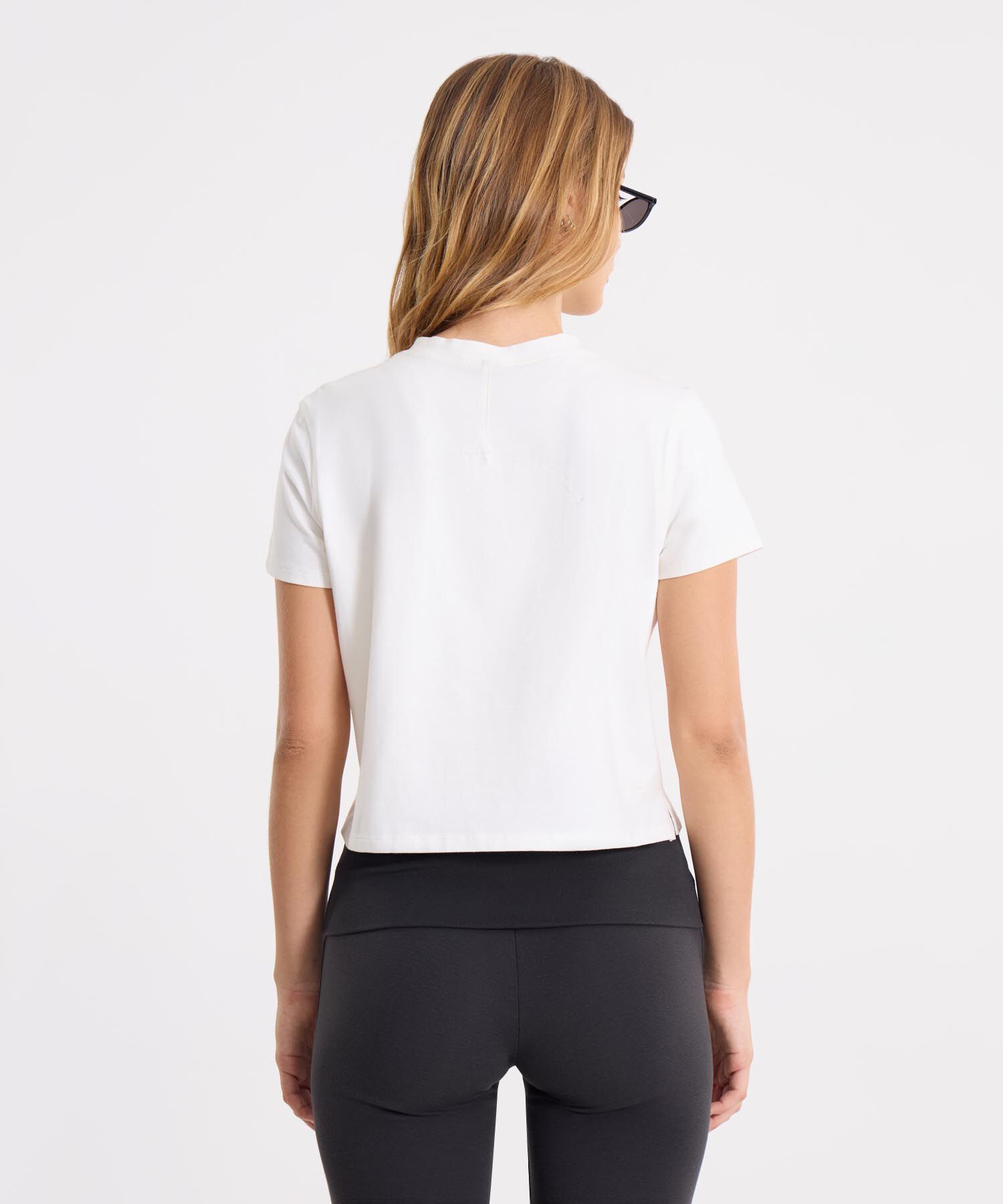Camiseta Para Mujer Marfil