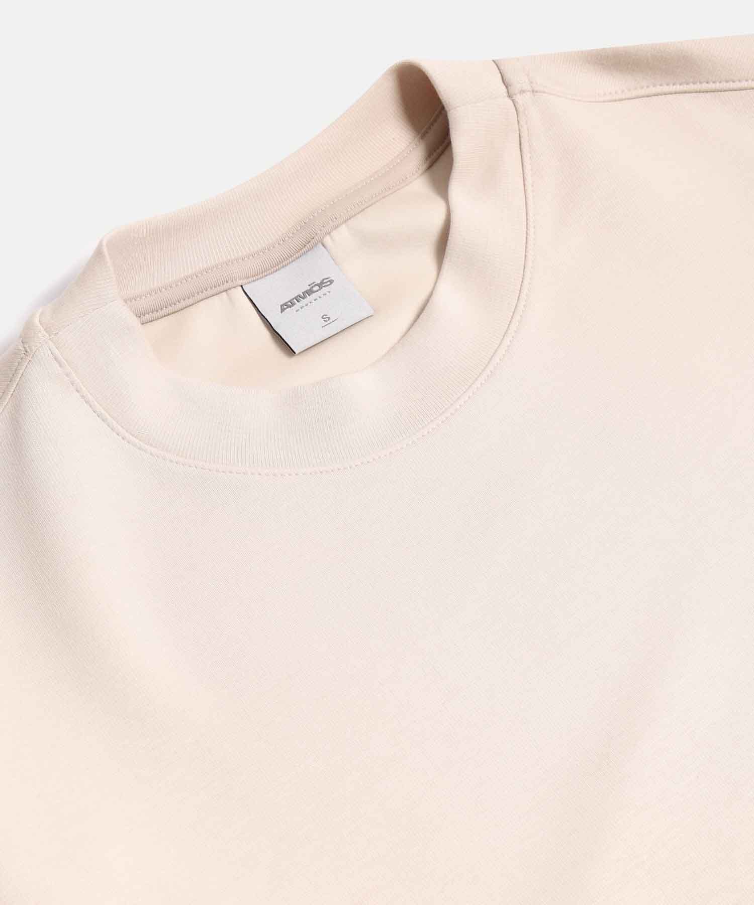 Buzo Básico Cuello Redondo Plush, Mocca