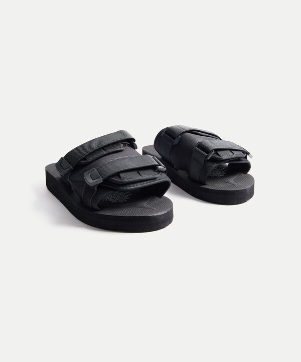Sandalias Para Hombre Negro image number null