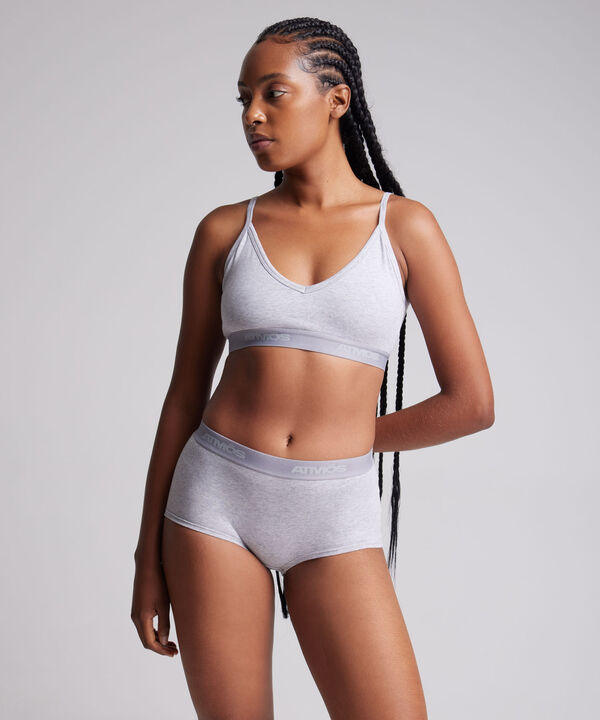 Top Para Mujer Gris image number null