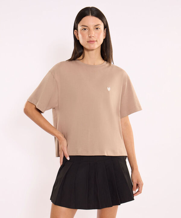 Camiseta Para Mujer Cafe image number null