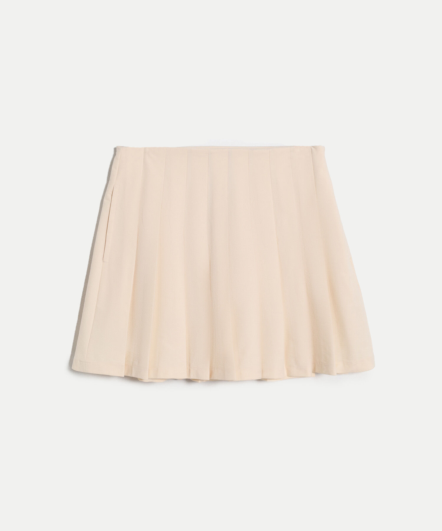 Falda Para Mujer Crema