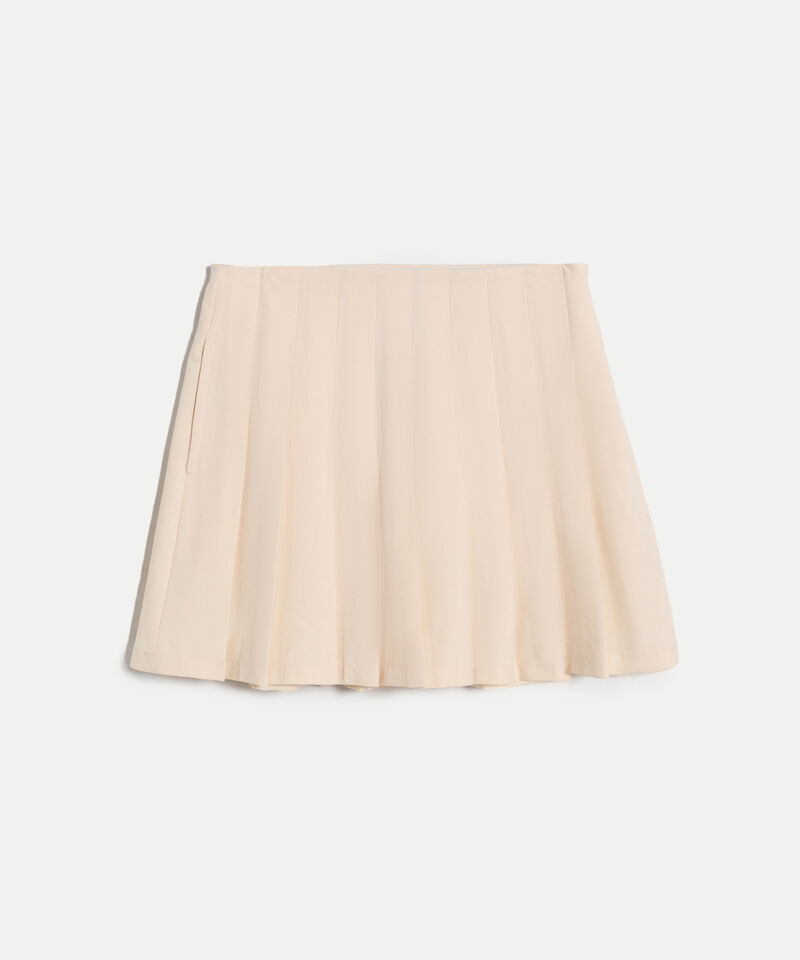 Falda Para Mujer Crema
