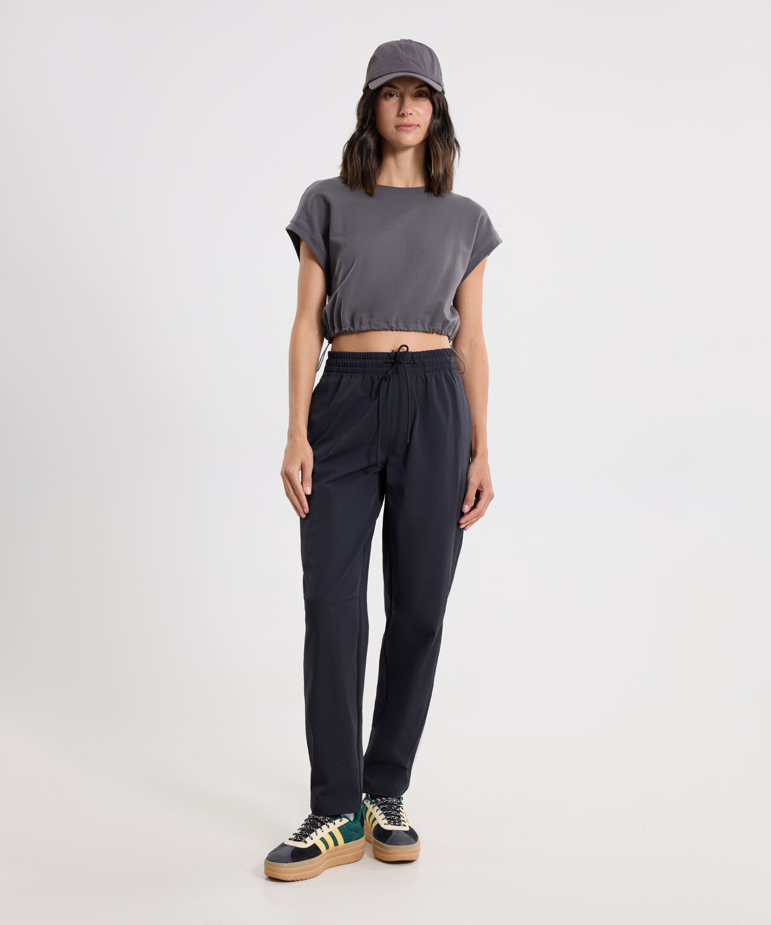 Camiseta Para Mujer Gris