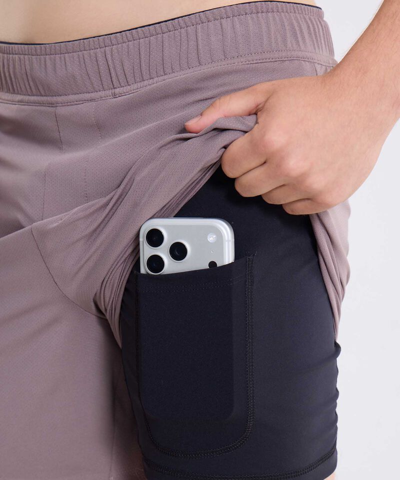 Bermuda Para Hombre Cafe