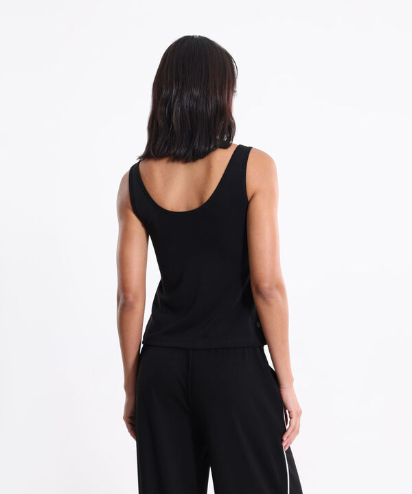 Camiseta Para Mujer Negro