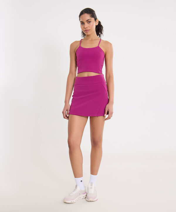 Falda Para Mujer Fucsia image number null