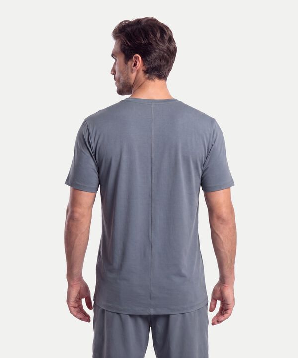 Camiseta Para Hombre Gris