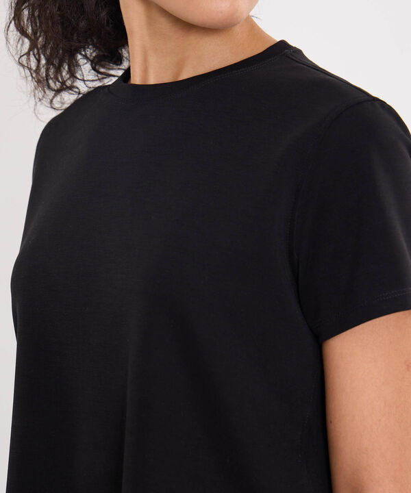 Camiseta Para Mujer Negro