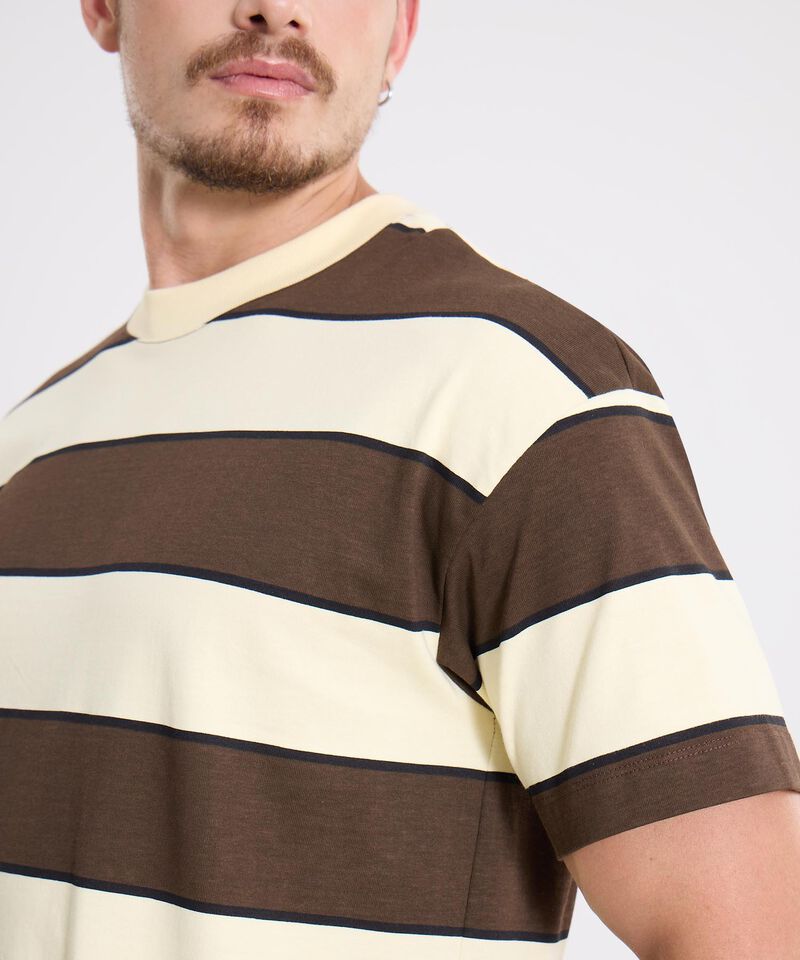 Camiseta Para Hombre Cafe