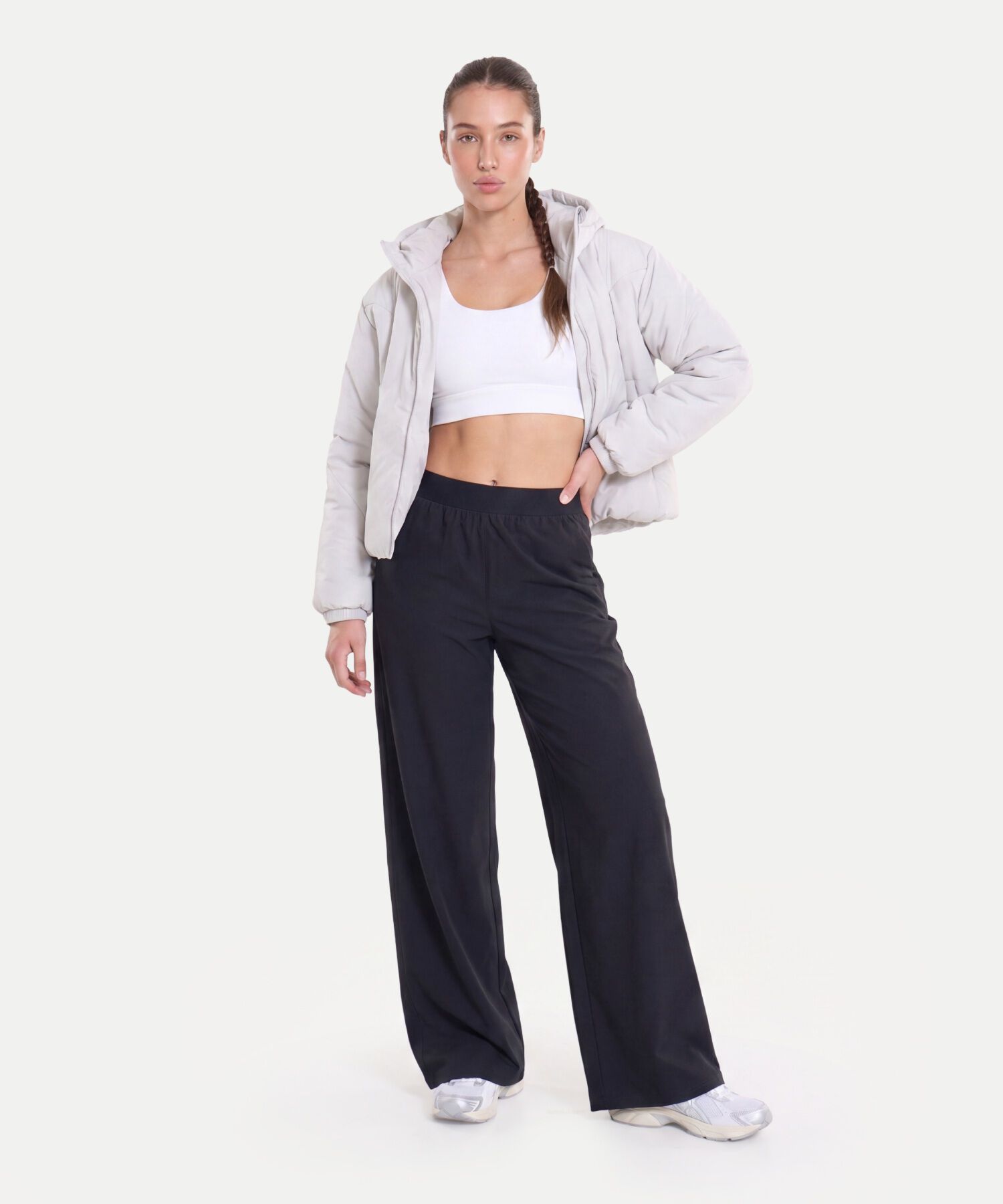 Chaqueta Para Mujer GrisClaro