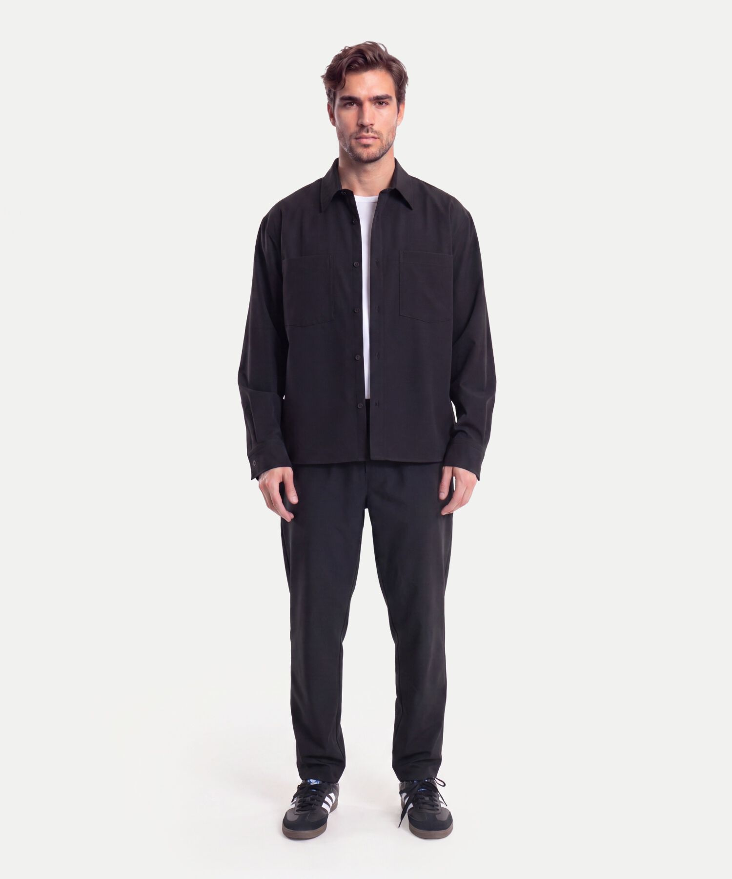 Camisa Para Hombre Negro