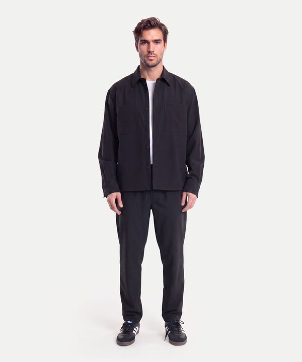 Camisa Para Hombre Negro