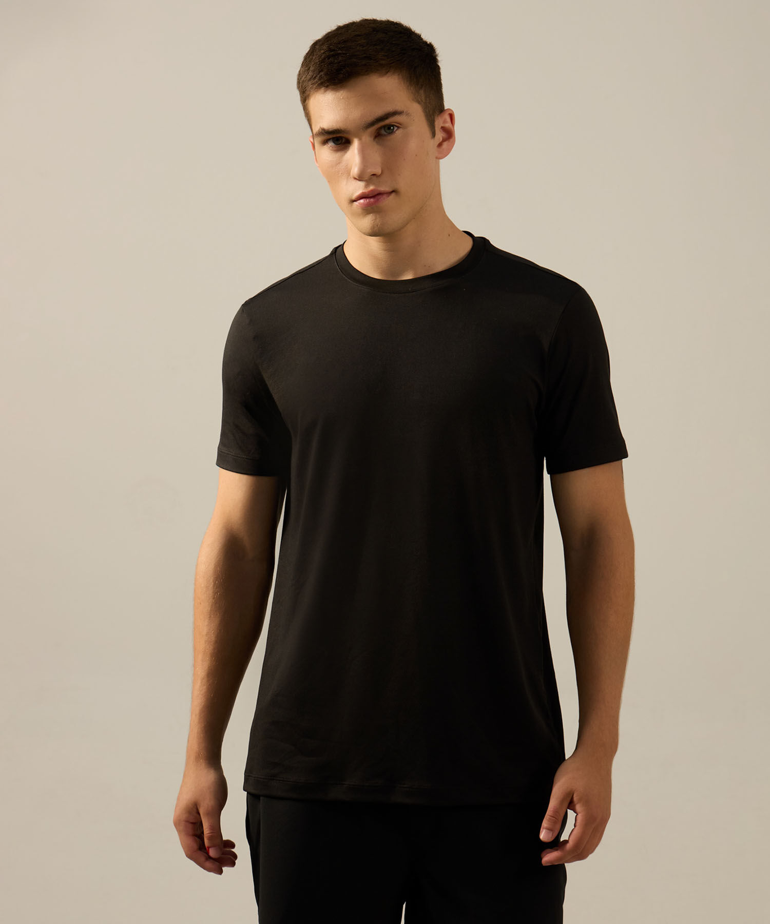 Camiseta Para Hombre Negro