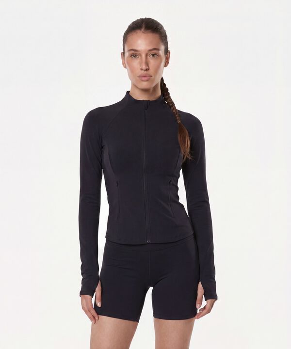 Buzo Para Mujer Negro image number null
