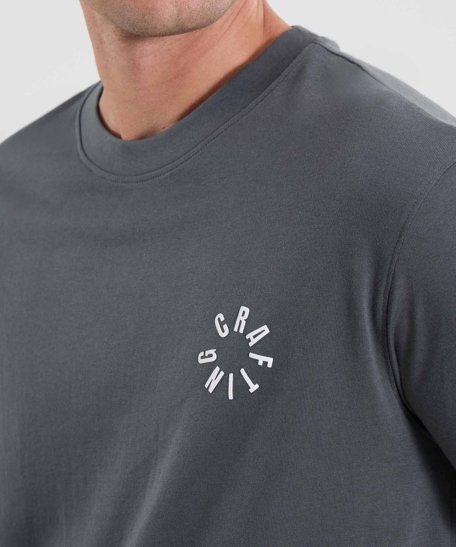 Camiseta Para Hombre GrisOscuro