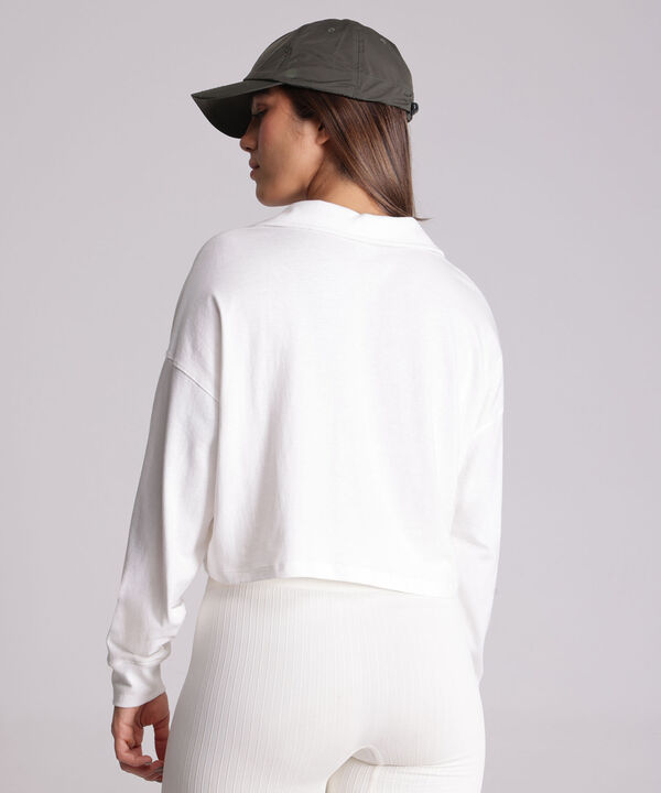 Polo Para Mujer Marfil image number null