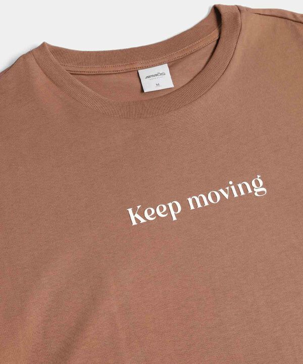 Camiseta Para Hombre Cafe image number null