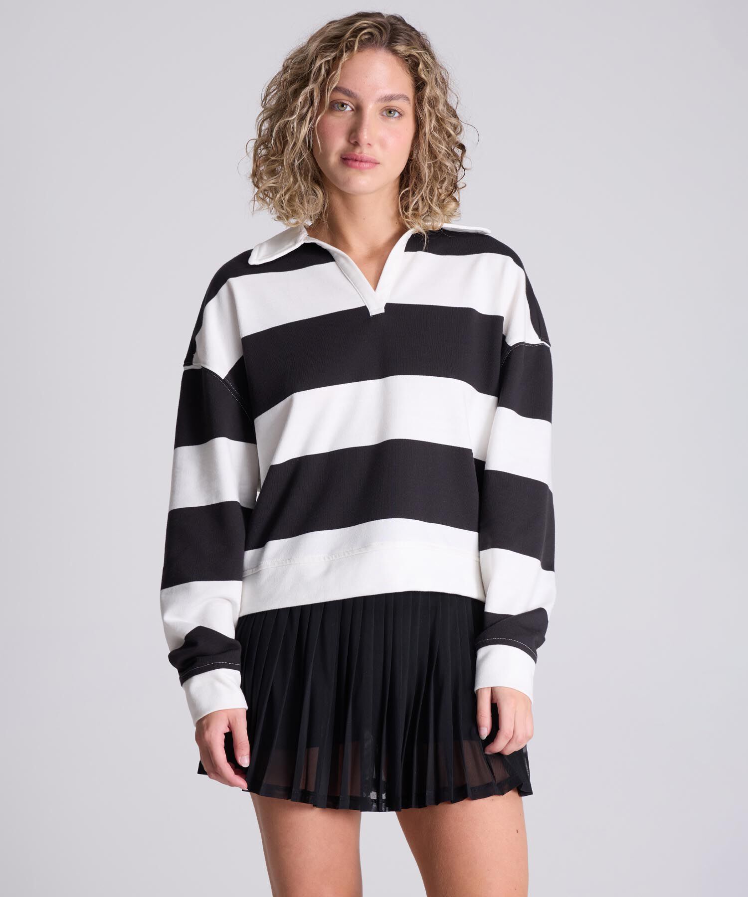 Polo Para Mujer Crema
