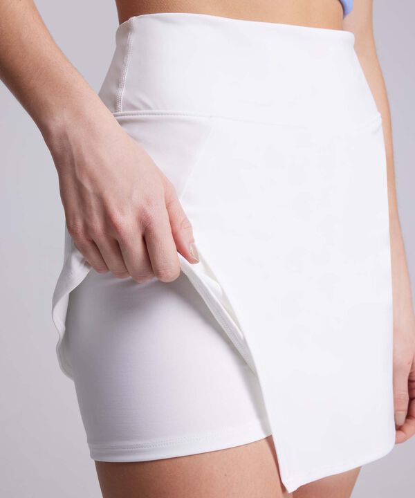 Falda Para Mujer Marfil image number null