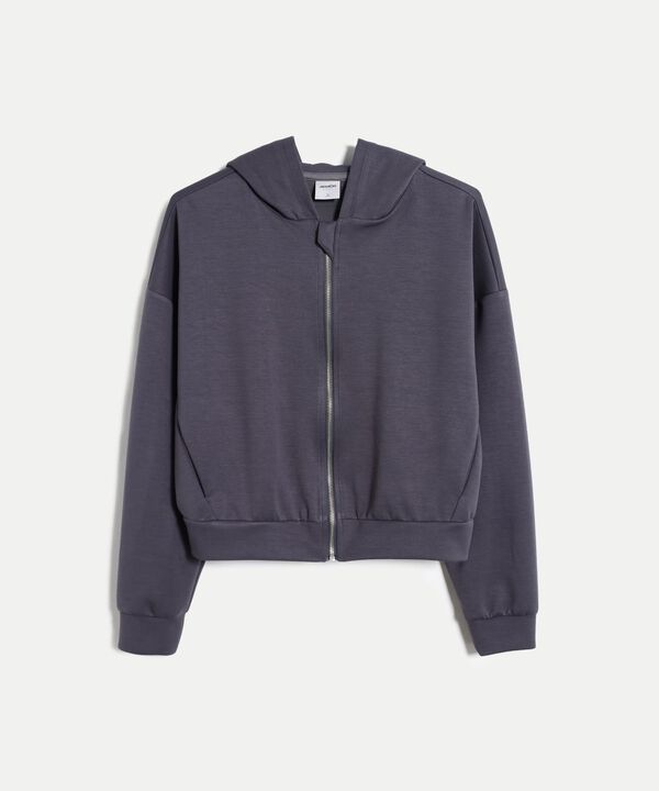 Buzo Para Mujer GrisOscuro image number null