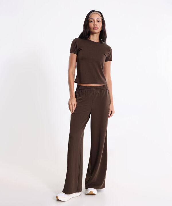 Camiseta Para Mujer Cafe