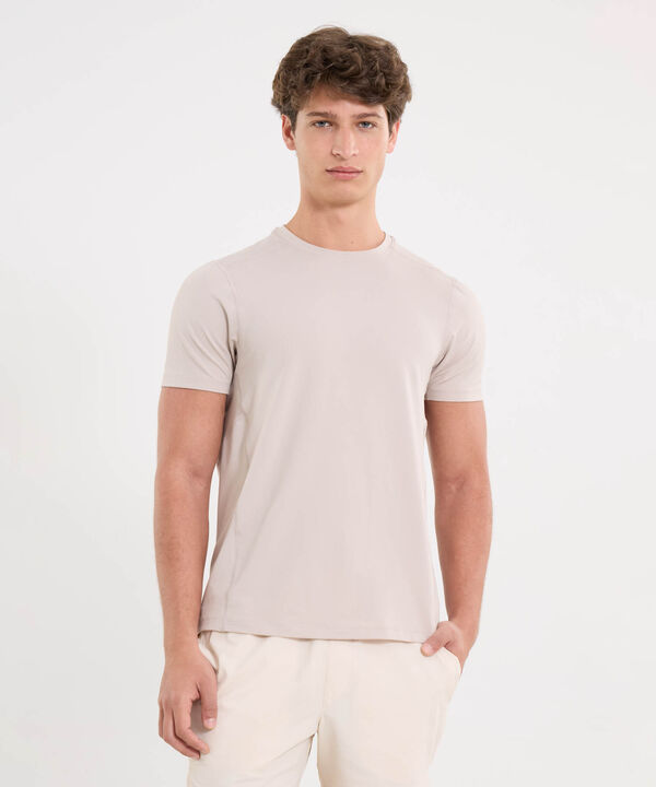 Camiseta Para Hombre Beige image number null