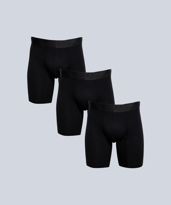 Boxer Para Hombre Negro image number null