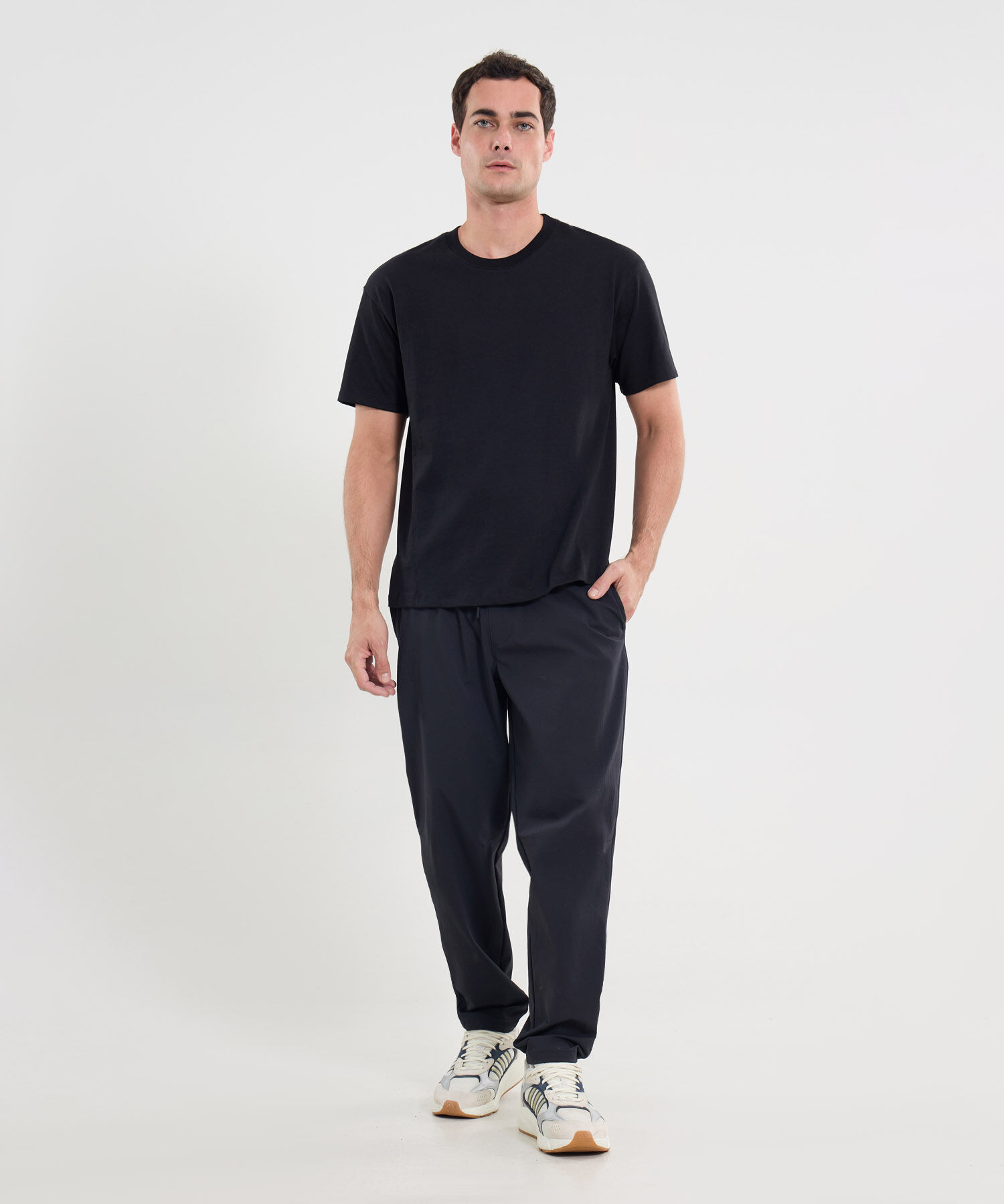 Camiseta Para Hombre Negro