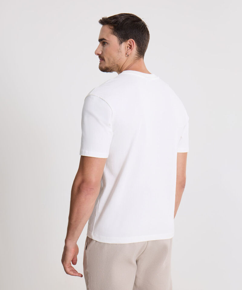 Camiseta Para Hombre Blanco