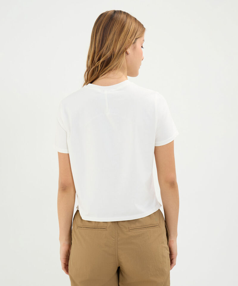 Camiseta Para Mujer Marfil