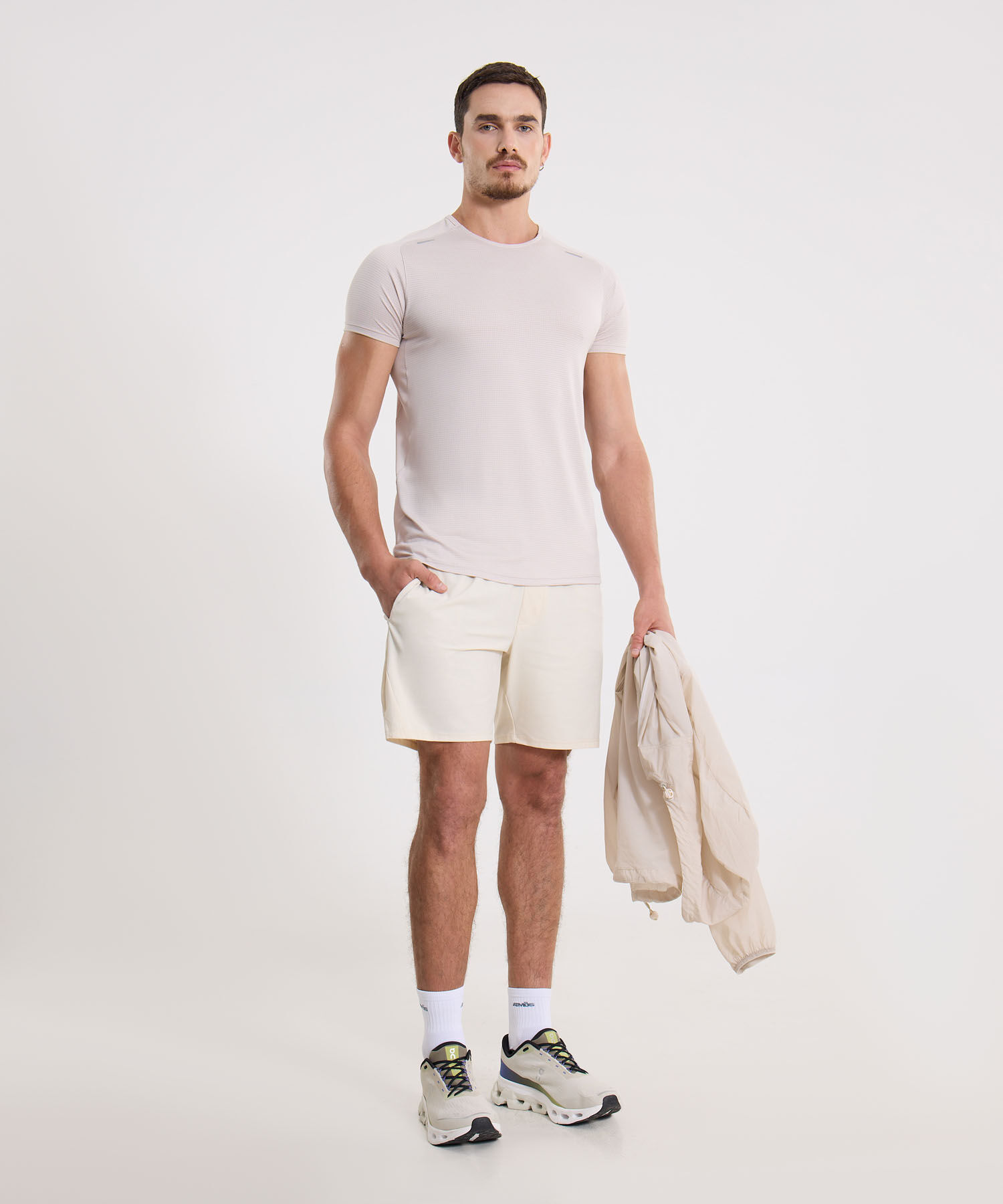 Camiseta Para Hombre Beige