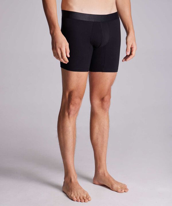 Boxer Para Hombre Negro image number null