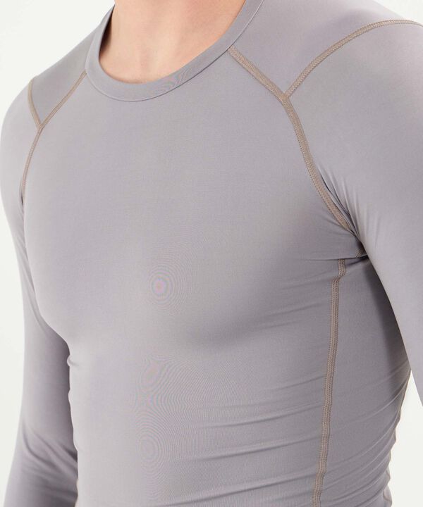 Camiseta Para Hombre Gris image number null