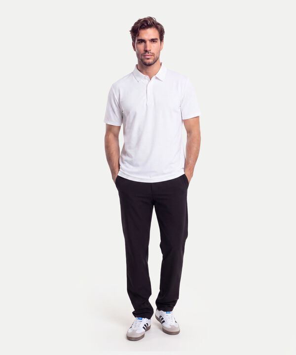 Polo Para Hombre Blanco