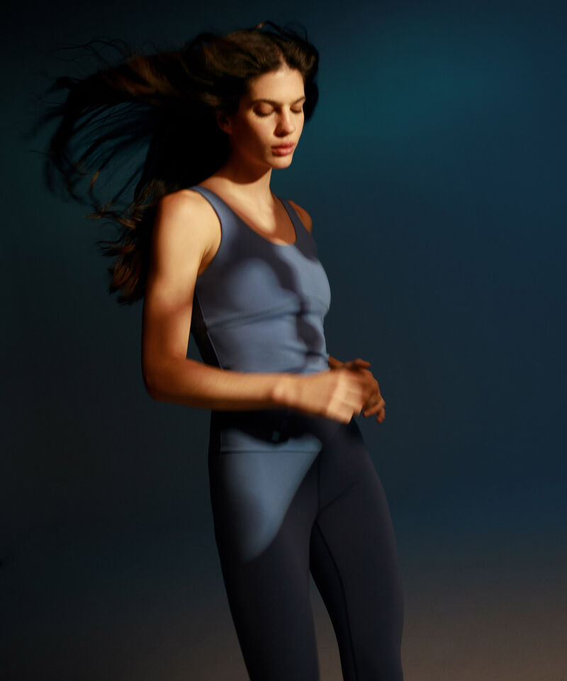 Camiseta Tank Top Aerius Skin, AzulMedio