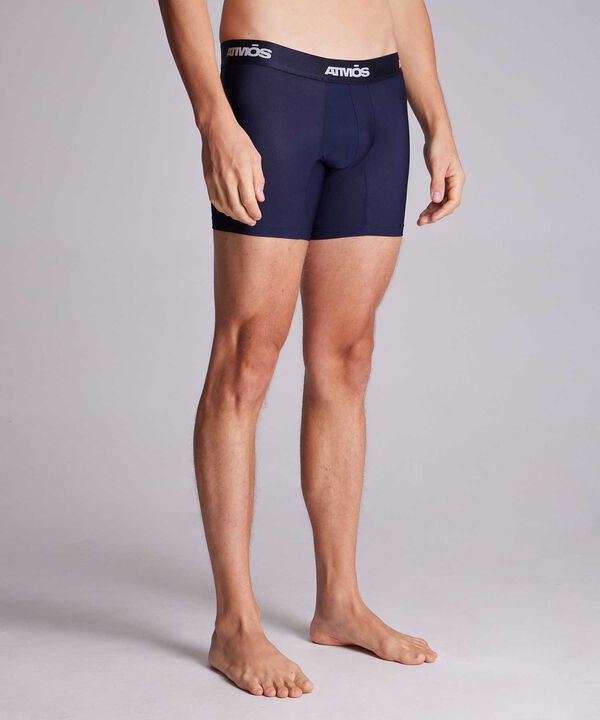 Boxer Para Hombre AzulOscuro image number null