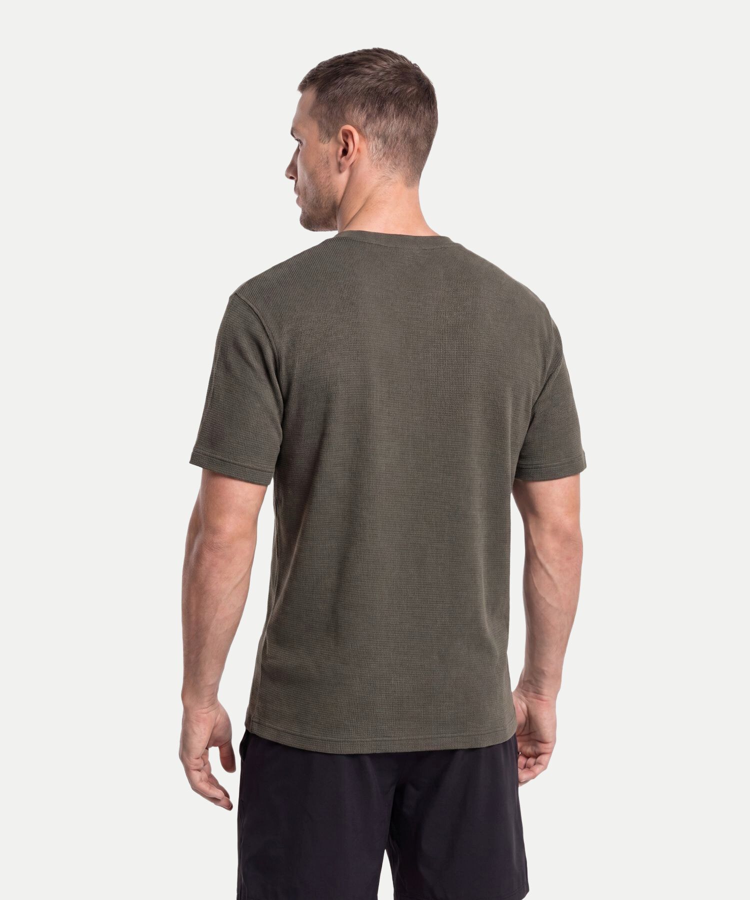 Camiseta Para Hombre VerdeOscuro