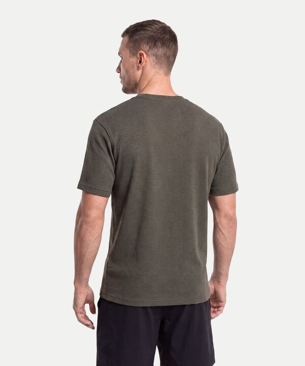 Camiseta Para Hombre VerdeOscuro