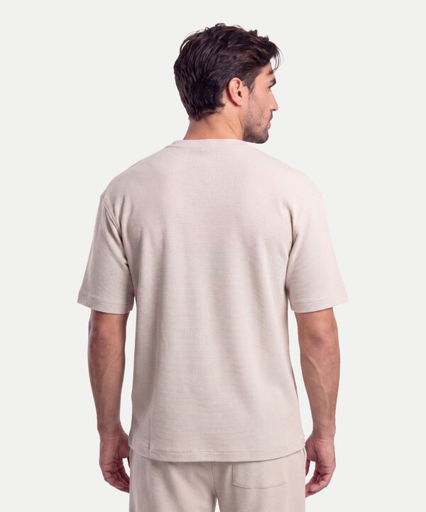 Camiseta Para Hombre Beige